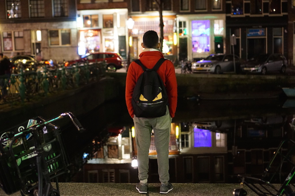 Amsterdam - The Man With Red Jacket