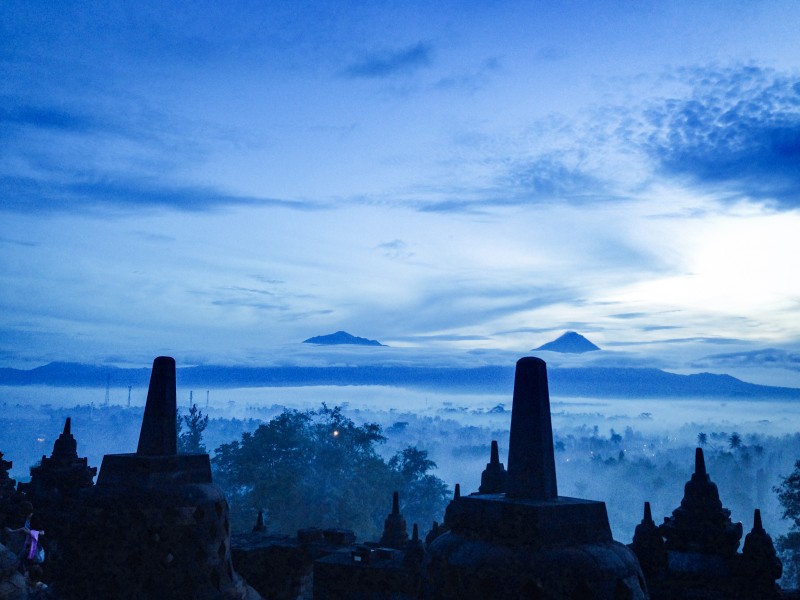 Magical Sunrise of Borobudur